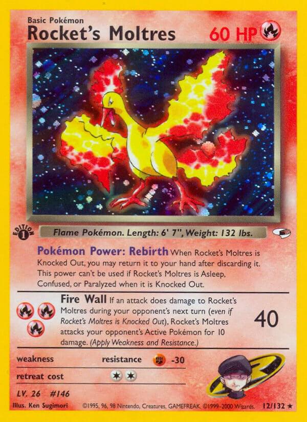 Rocket's Moltres [1st-Edition]