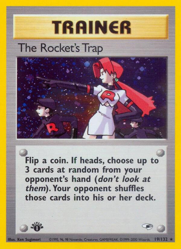 Gym Heroes [1st-Edition] The Rocket's Trap [1st-Edition] Pokémon card