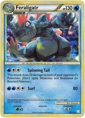 HeartGold & SoulSilver Feraligatr [Cracked-Ice] Pokémon card