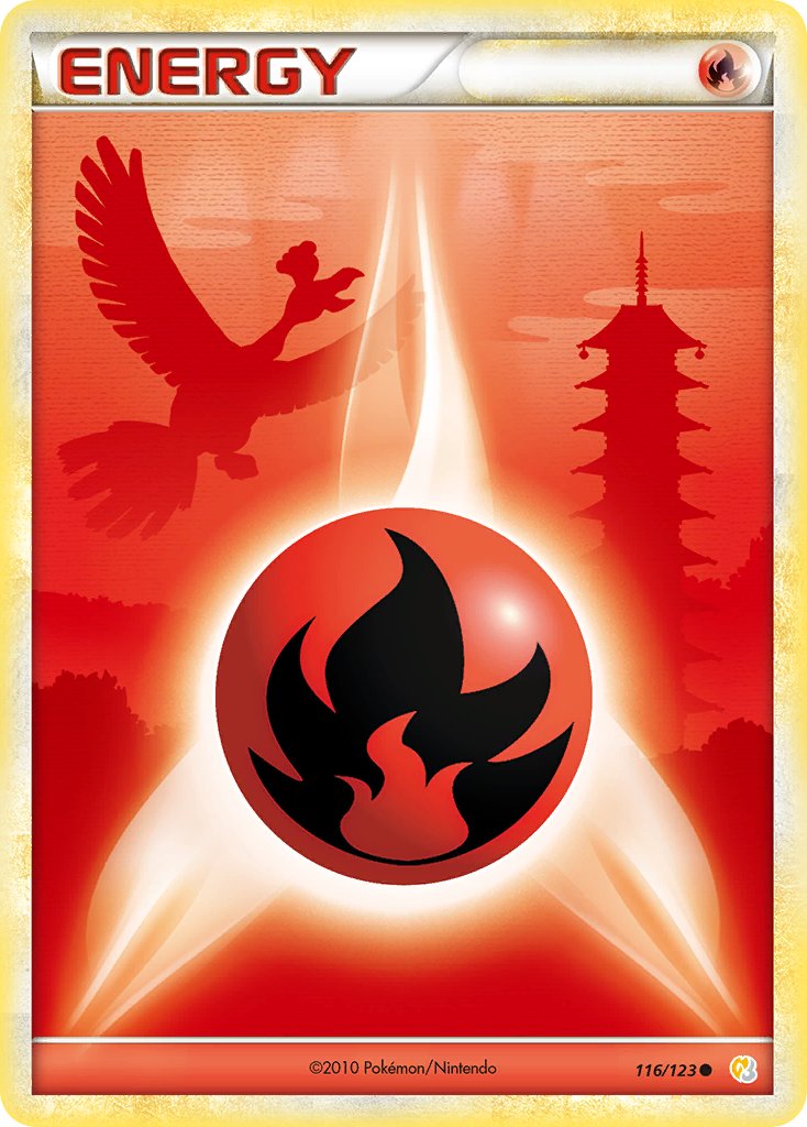 HeartGold & SoulSilver Fire Energy Pokémon card