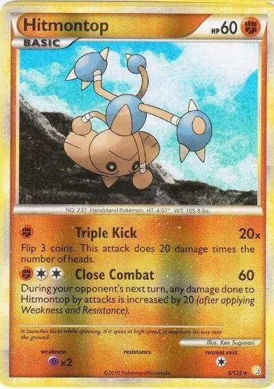 Hitmontop [Reverse Holo]