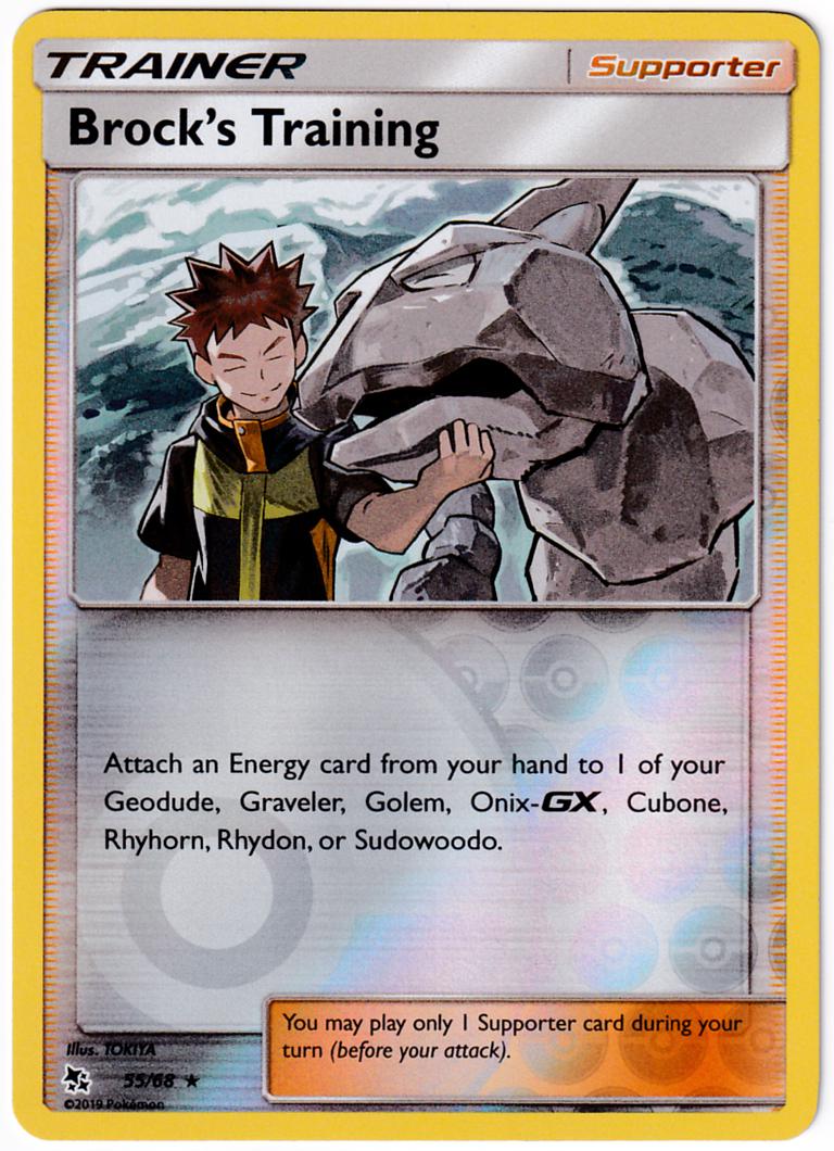 Brock's Training [Reverse Holo]