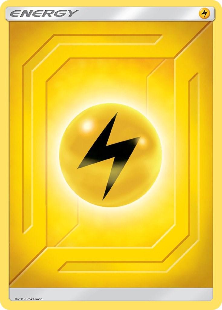Hidden Fates Lightning Energy Pokémon card