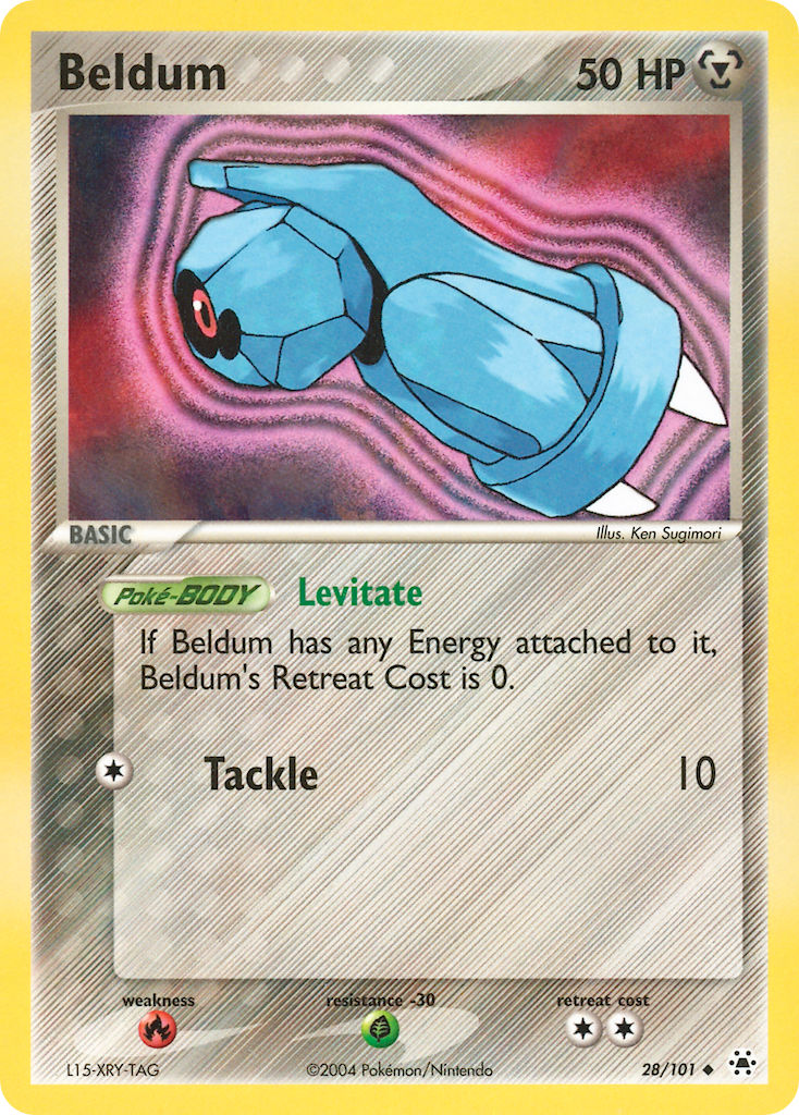 Hidden Legends Beldum Pokémon card