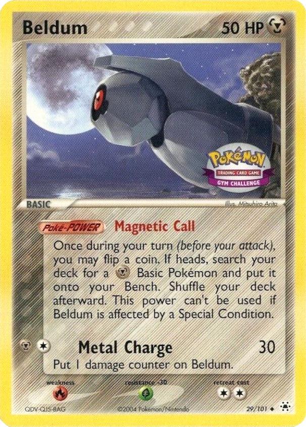 Hidden Legends Beldum [Gym-Challenge] Pokémon card