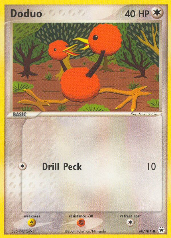Hidden Legends Doduo Pokémon card