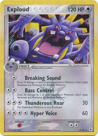 Hidden Legends Exploud [Reverse Holo] Pokémon card