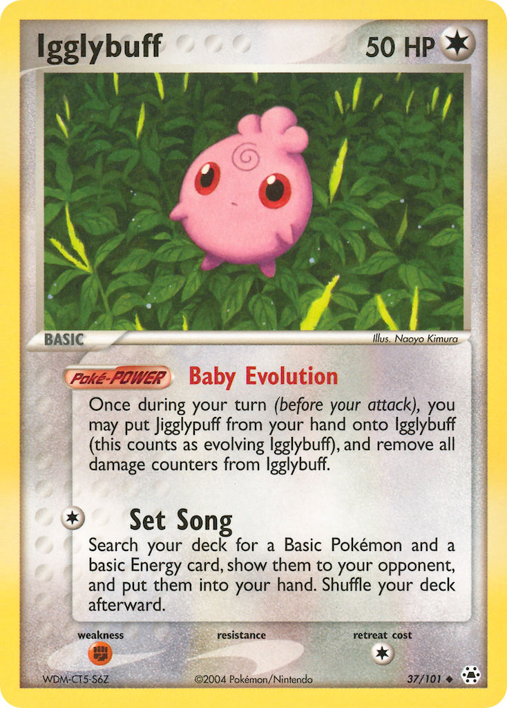 Hidden Legends Igglybuff Pokémon card