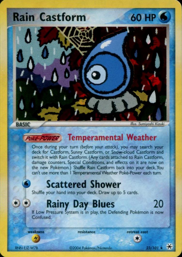 Rain Castform [Reverse Holo]