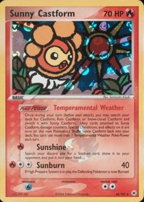 Sunny Castform [Reverse Holo]