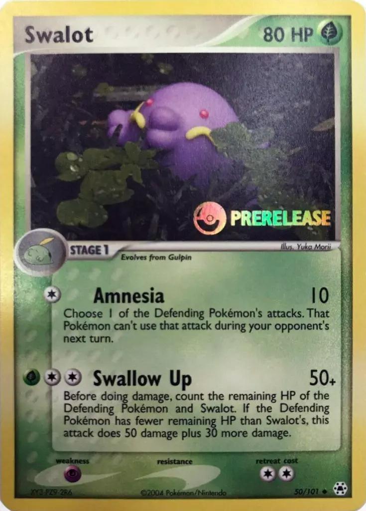 Hidden Legends Swalot [Prerelease] Pokémon card