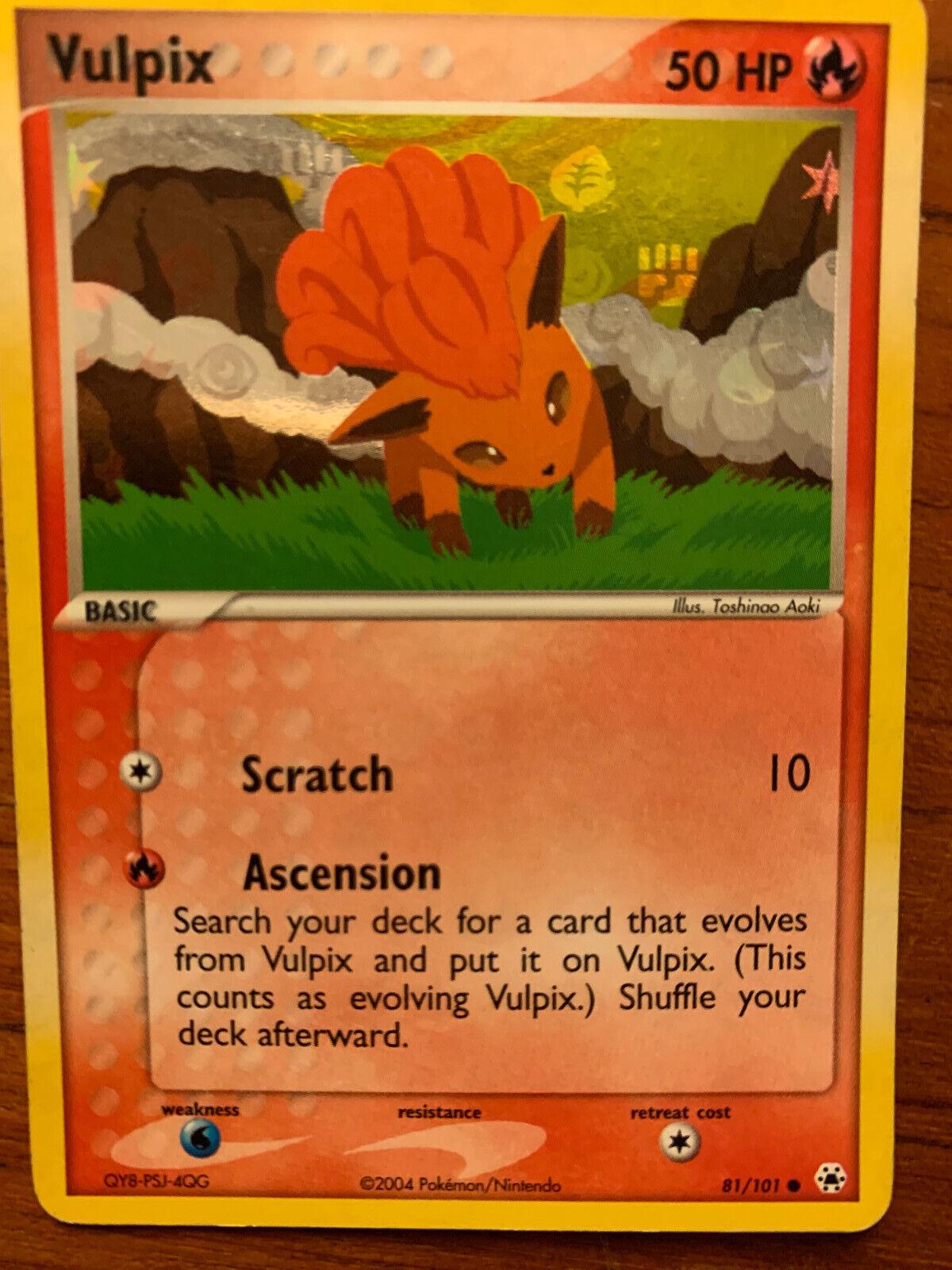 Hidden Legends Vulpix [Holo] Pokémon card