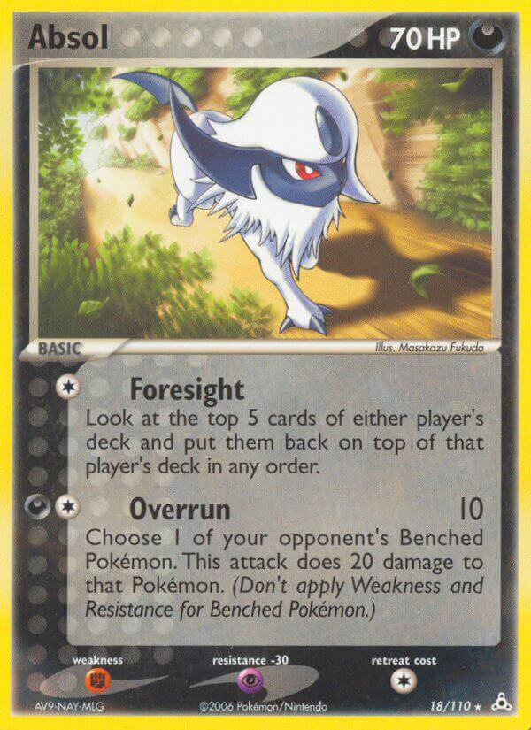 Holon Phantoms Absol Pokémon card