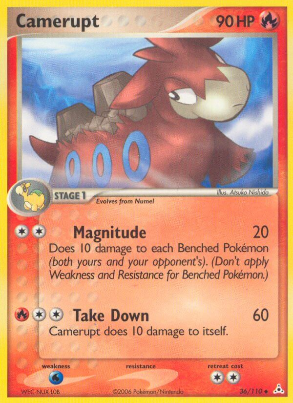 Holon Phantoms Camerupt Pokémon card