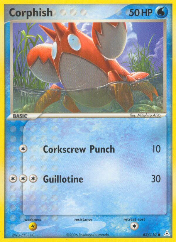 Holon Phantoms Corphish Pokémon card