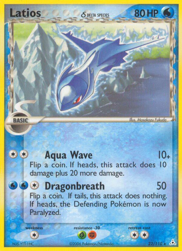Holon Phantoms Latios Pokémon card