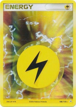 Holon Phantoms Lightning Energy [Holo] Pokémon card
