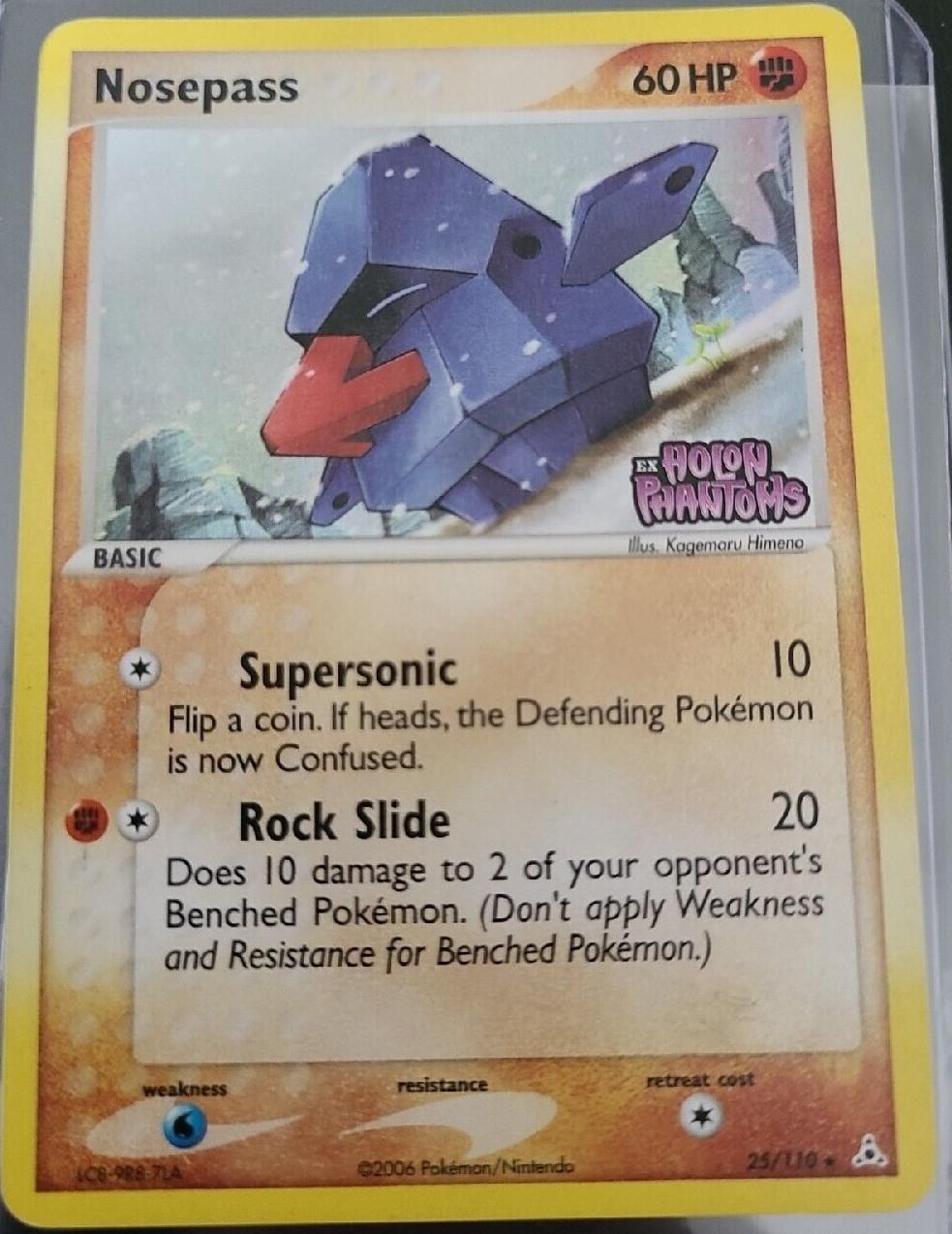 Holon Phantoms Nosepass [Stamped] Pokémon card