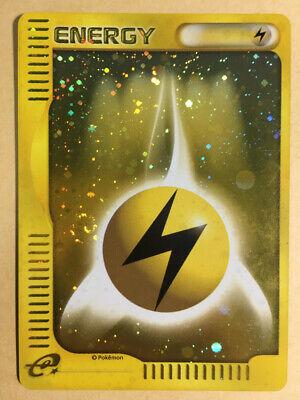 Japanese 2002 McDonald's Lightning Energy [Holo] Pokémon card