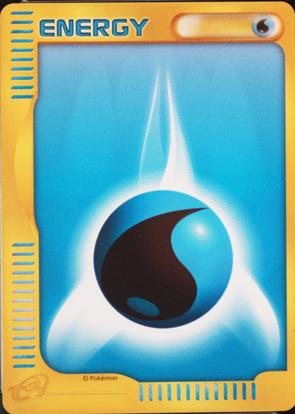 Japanese 2002 McDonald's Water Energy Pokémon card