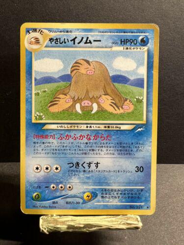 Japanese Darkness, and to Light Light Piloswine Pokémon card