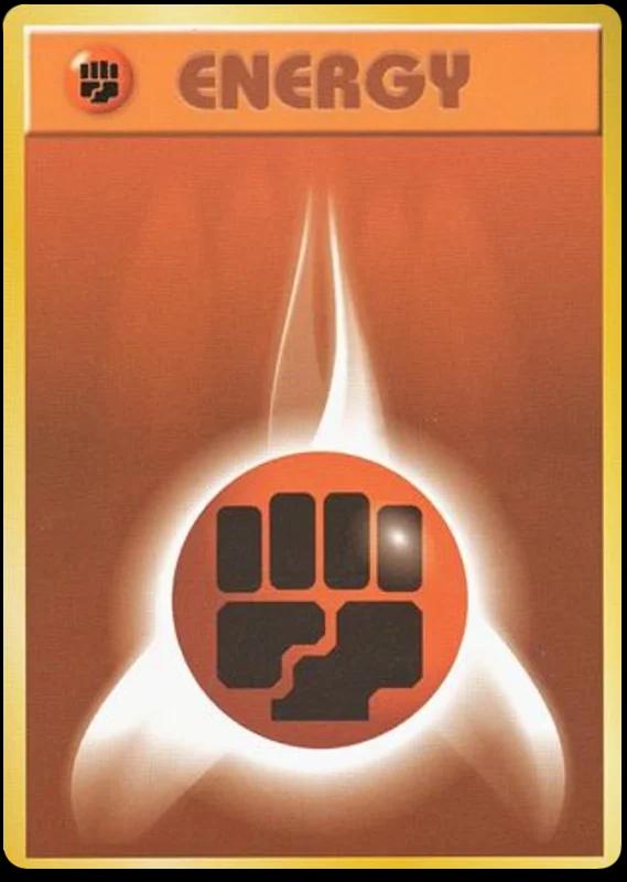 Japanese Expansion Pack Fighting Energy Pokémon card