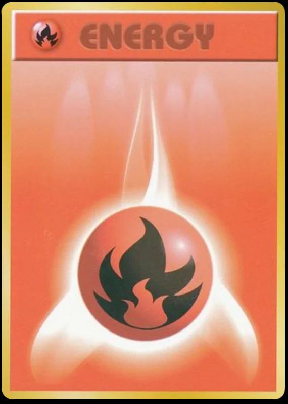 Japanese Expansion Pack Fire Energy Pokémon card