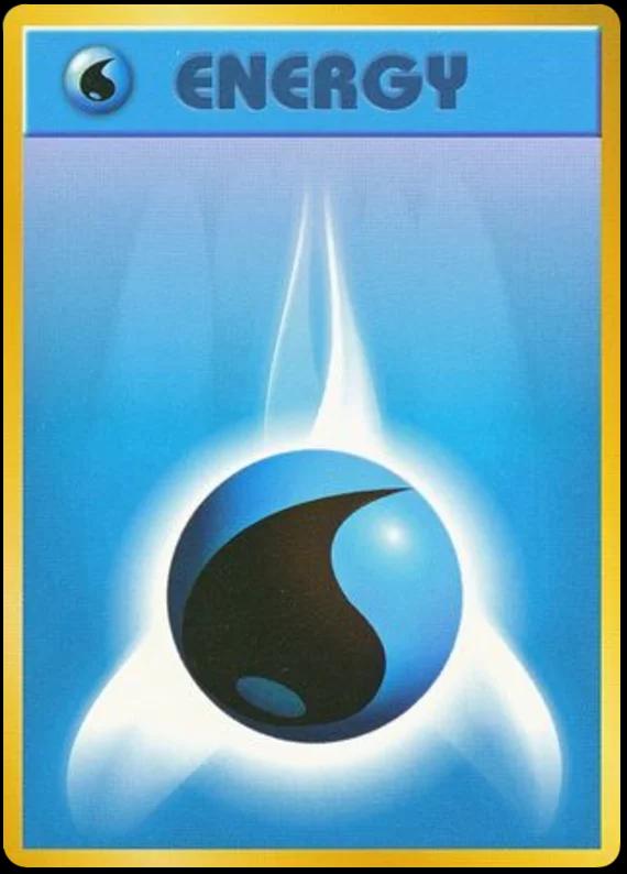 Japanese Expansion Pack Water Energy Pokémon card