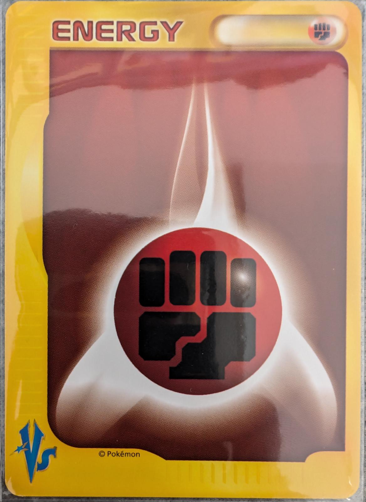 Japanese Limited VS Fighting Energy Pokémon card