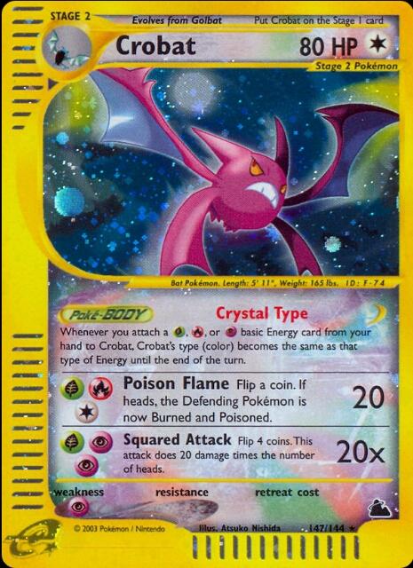 Japanese Mysterious Mountains [1st-Edition] Crobat [1st-Edition] Pokémon card