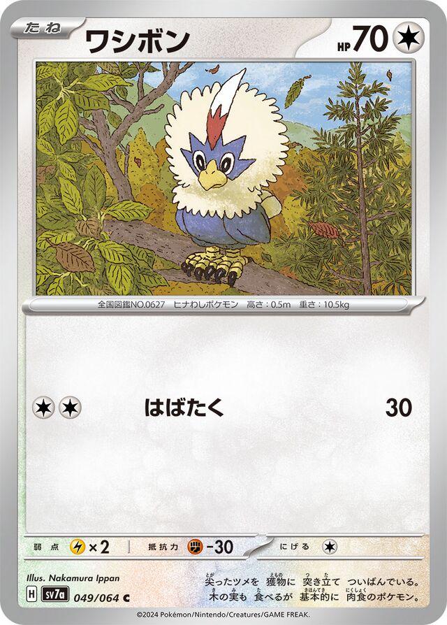 Japanese Paradise Dragona Rufflet Pokémon card