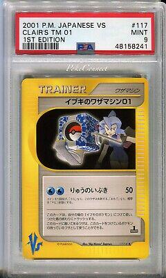 Japanese VS Clair's TM 01 Pokémon card