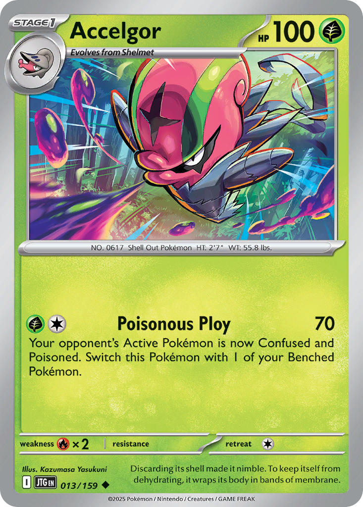 Journey Together Accelgor Pokémon card