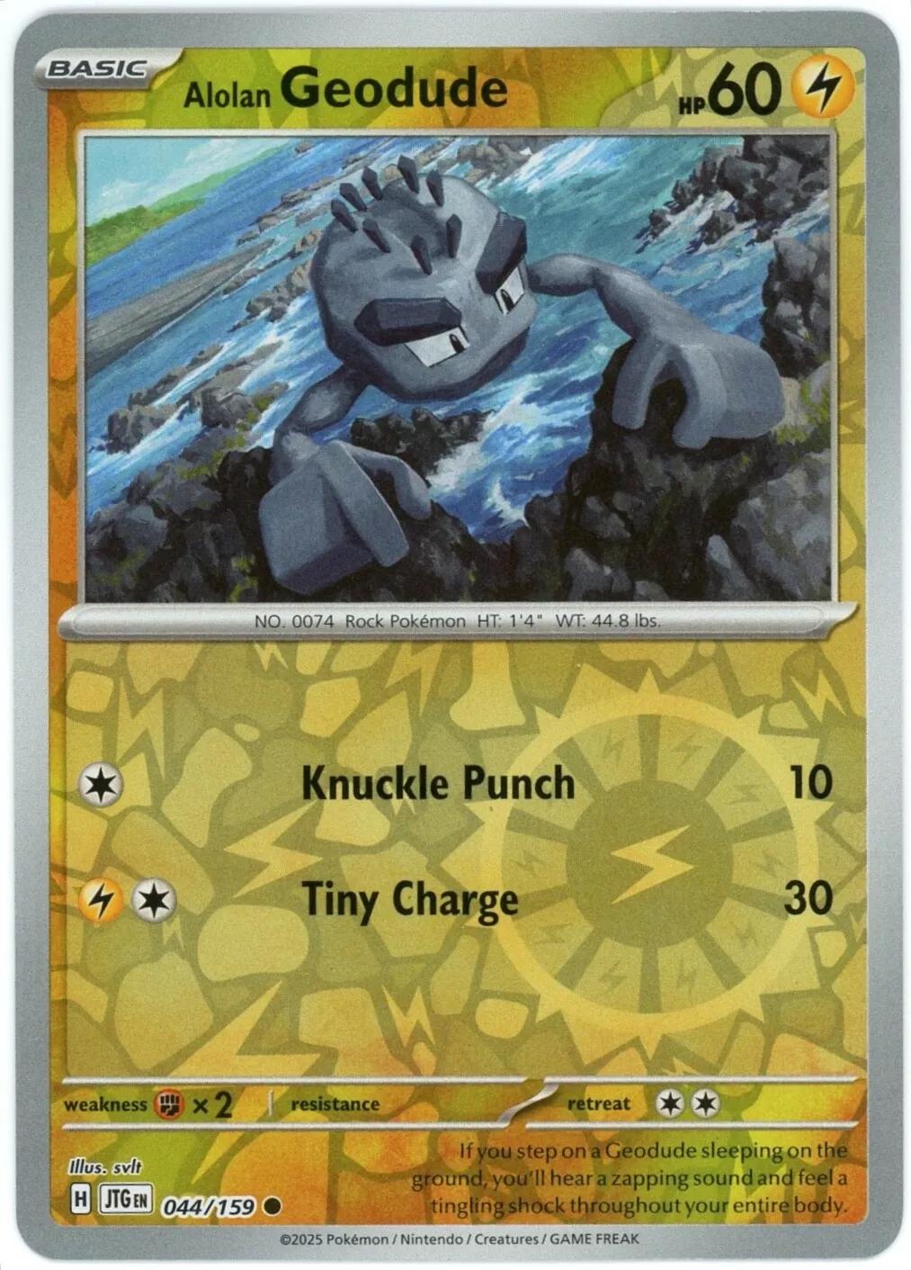 Alolan Geodude [Reverse Holo]