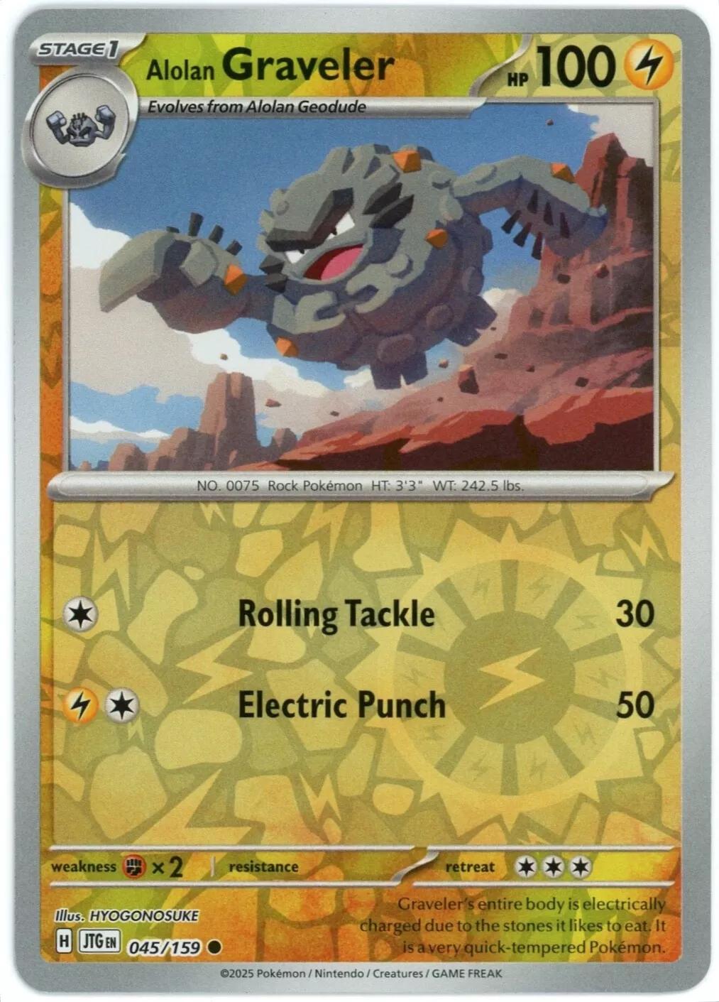 Alolan Graveler [Reverse Holo]