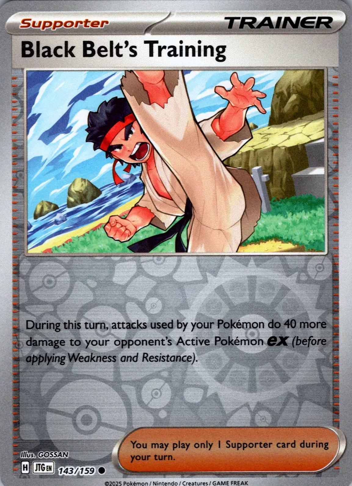 Black Belt's Training [Reverse Holo]