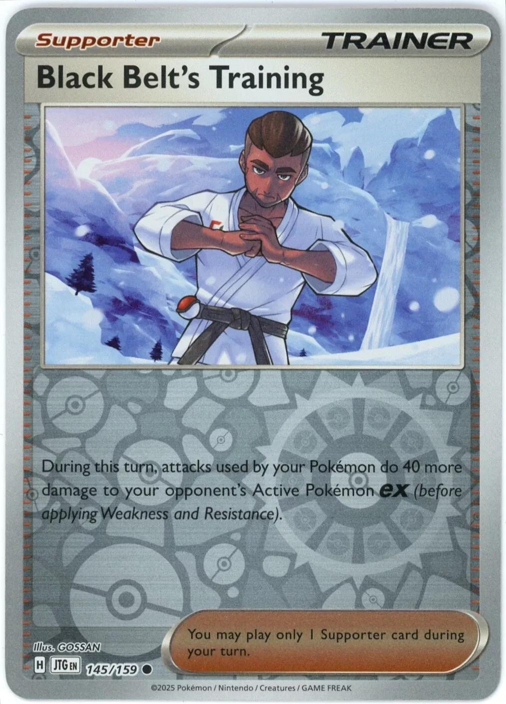 Black Belt's Training [Reverse Holo]