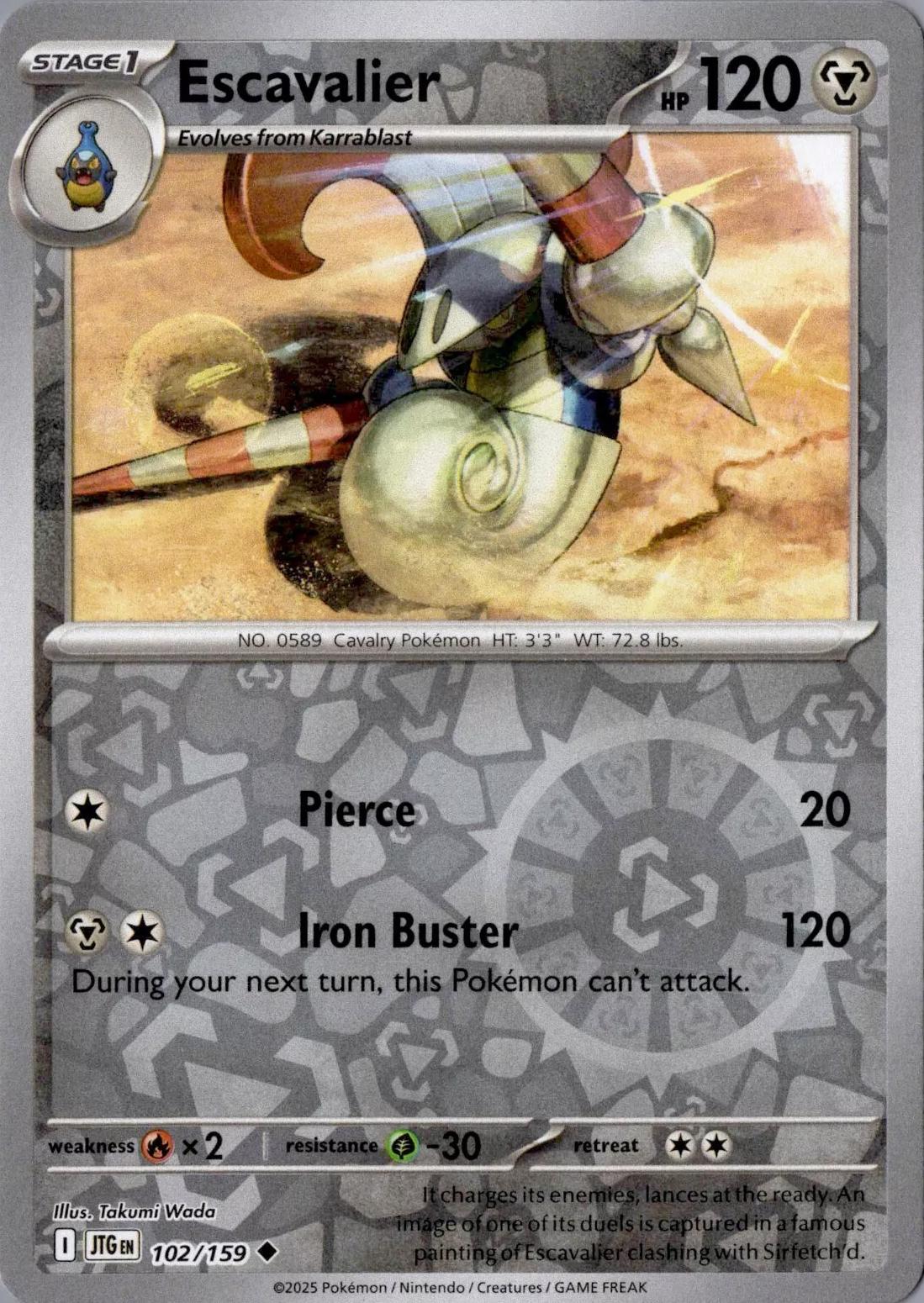 Escavalier [Reverse Holo]