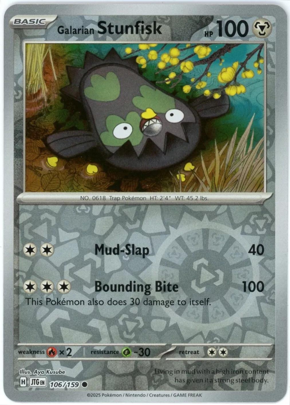 Galarian Stunfisk [Reverse Holo]
