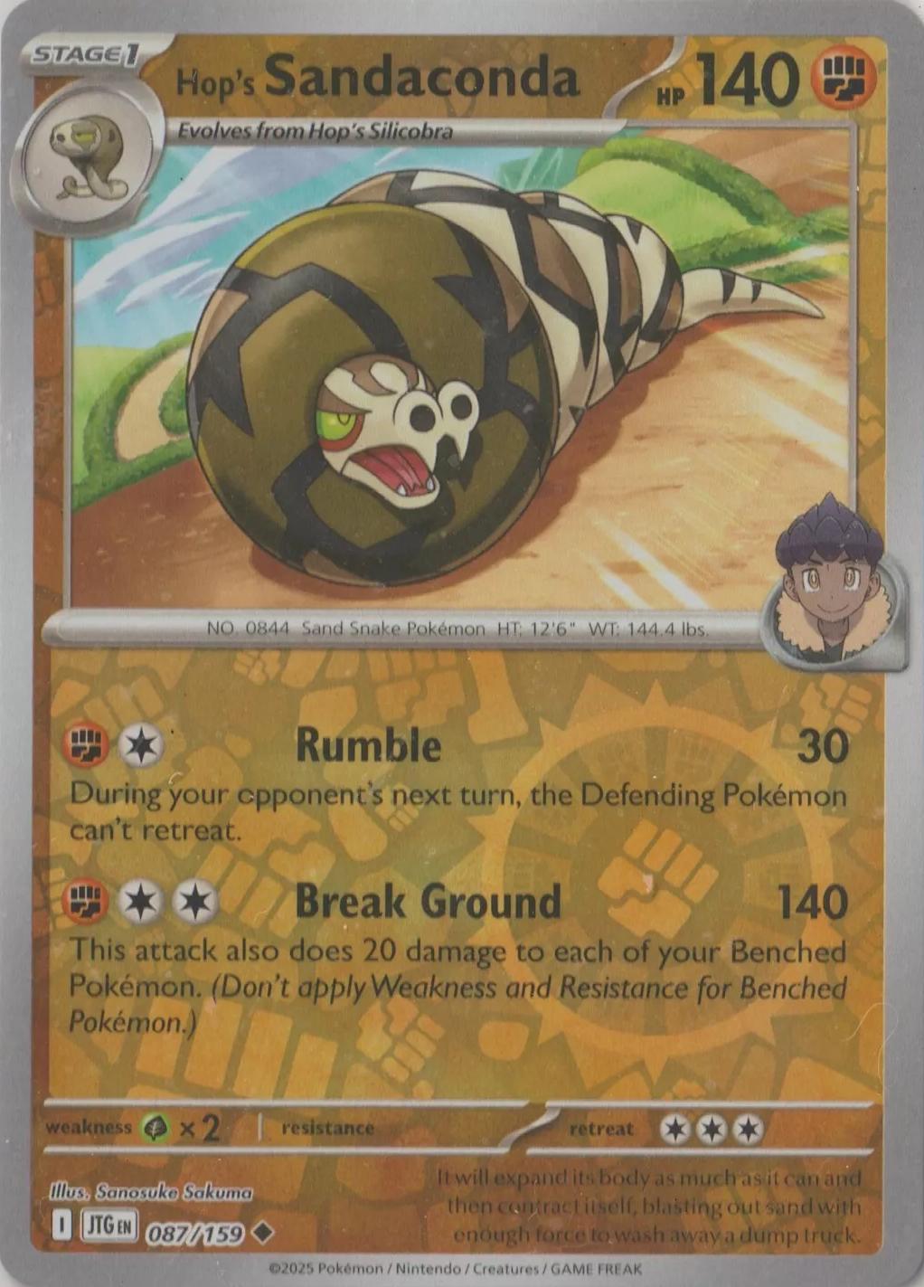 Hop's Sandaconda [Reverse Holo]