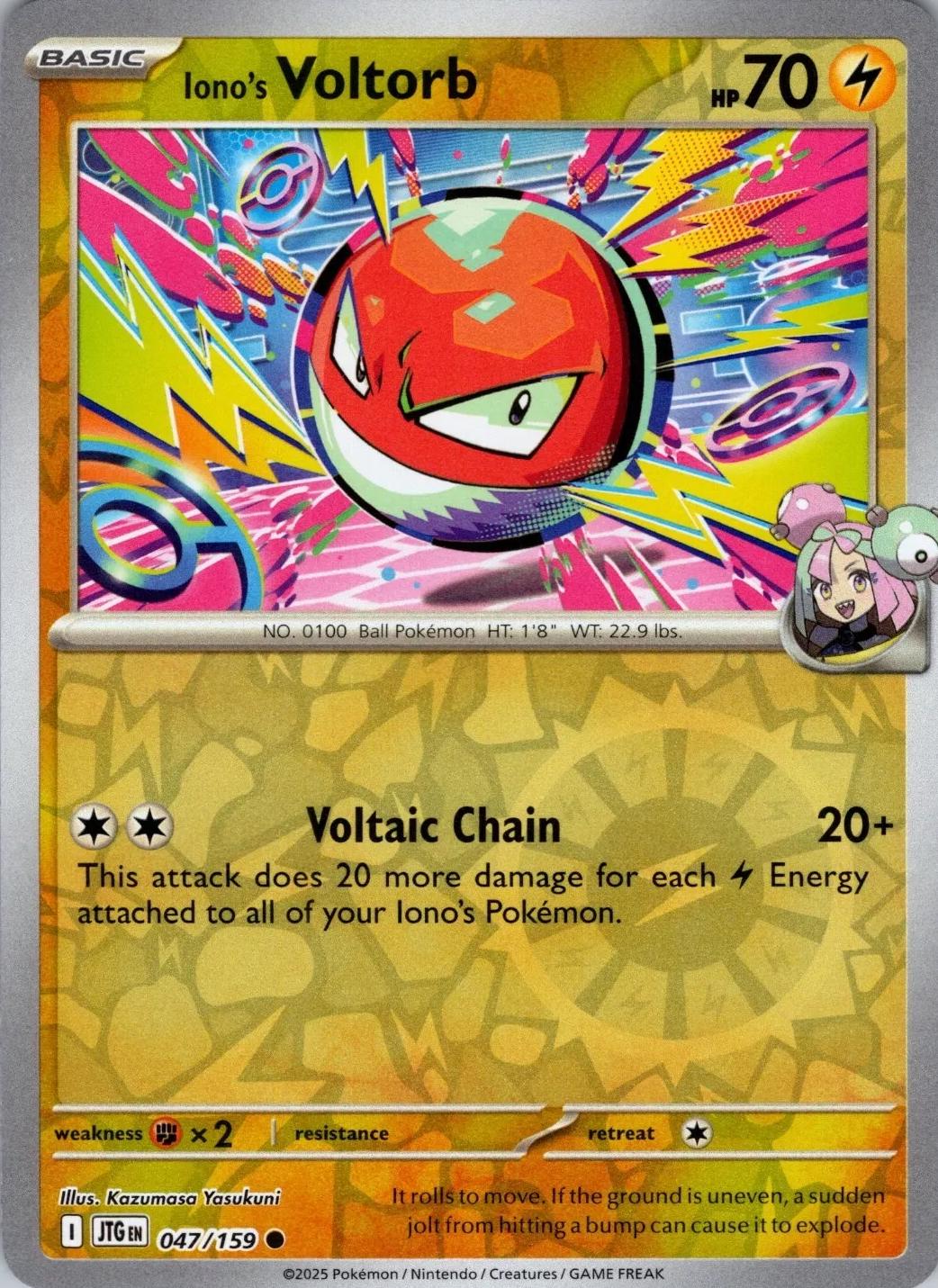 Iono's Voltorb [Reverse Holo]