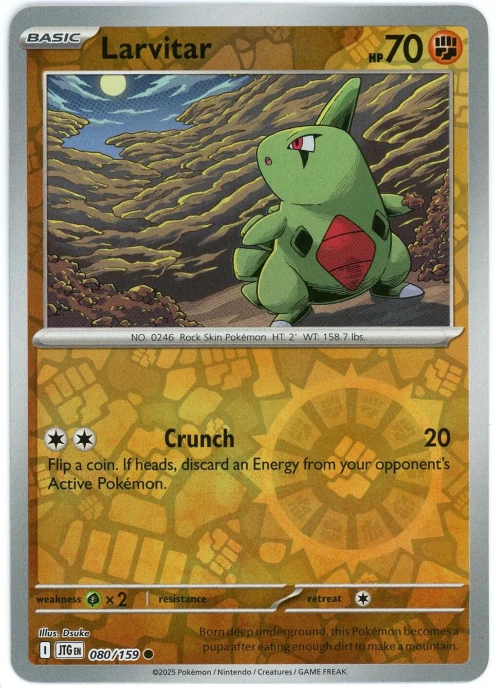 Larvitar [Reverse Holo]
