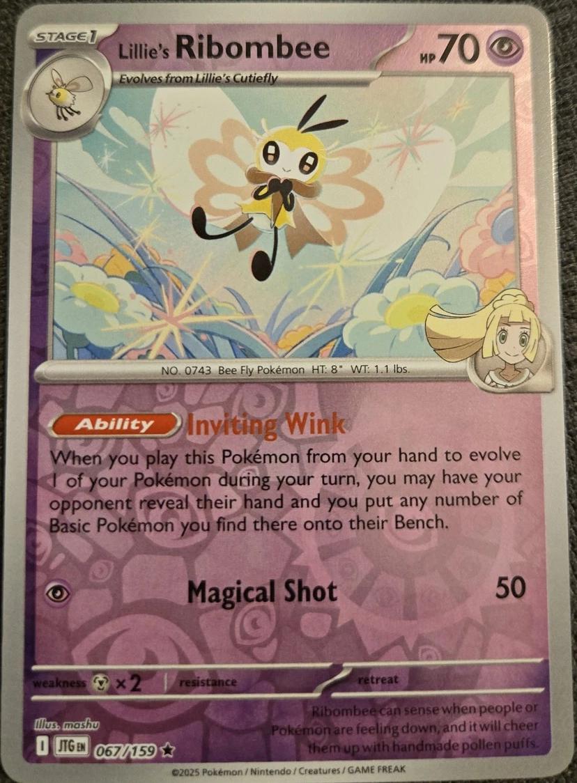 Lillie's Ribombee [Reverse Holo]