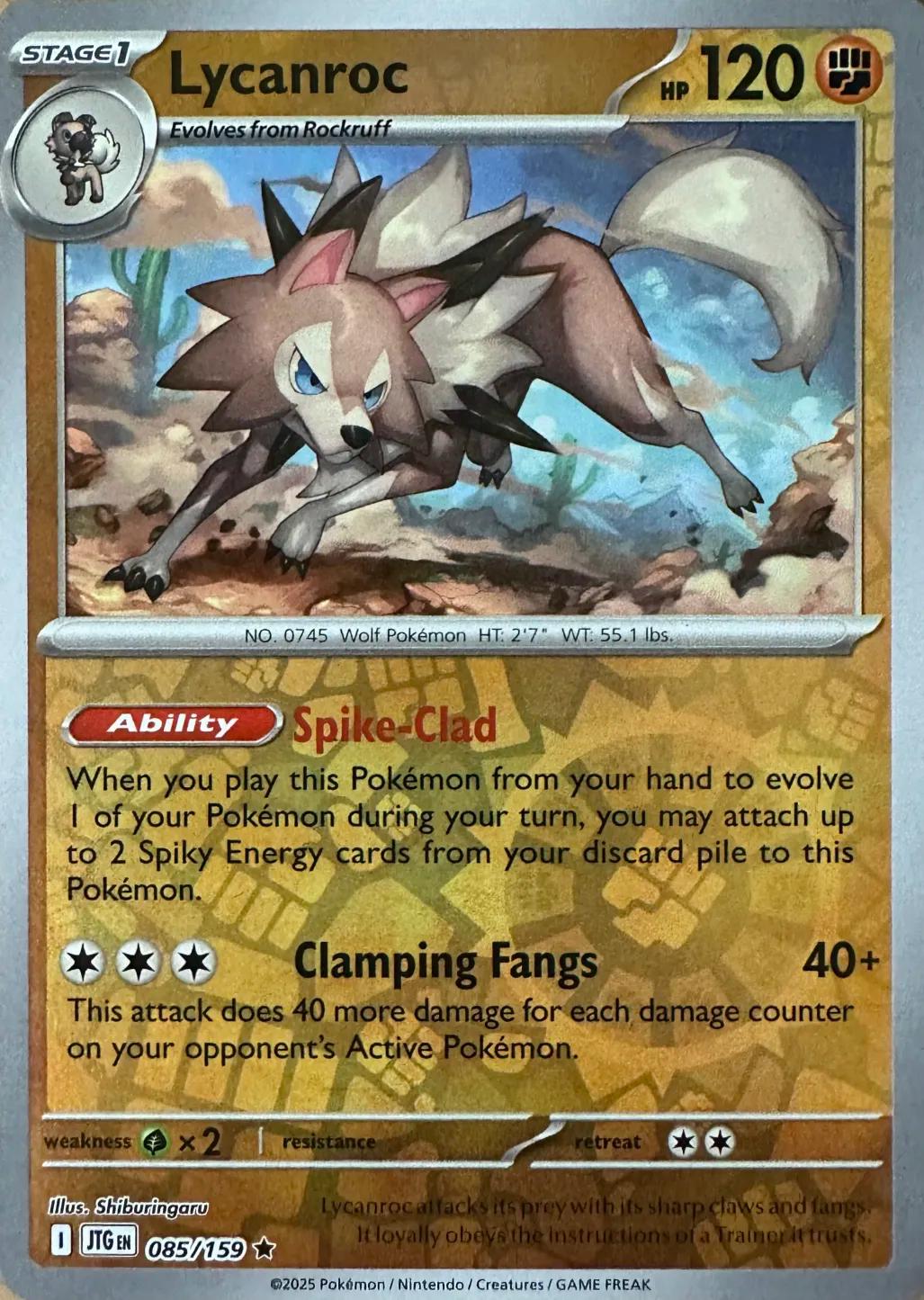 Lycanroc [Reverse Holo]
