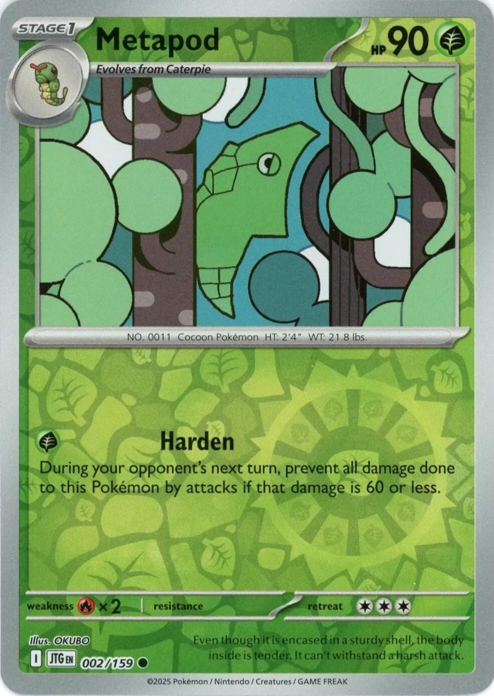 Metapod [Reverse Holo]