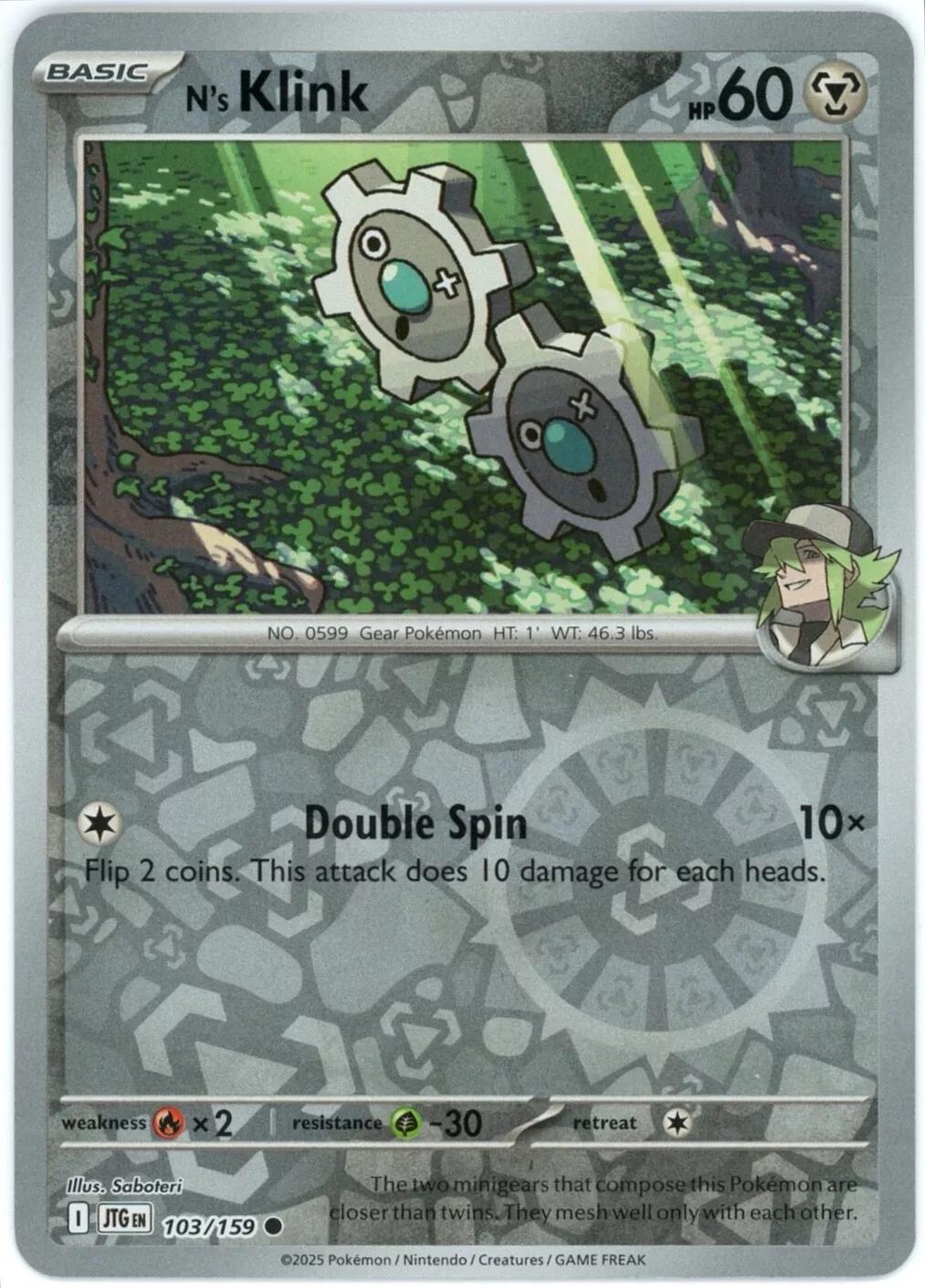 N's Klink [Reverse Holo]