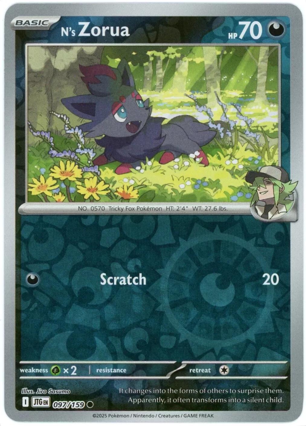 N's Zorua [Reverse Holo]