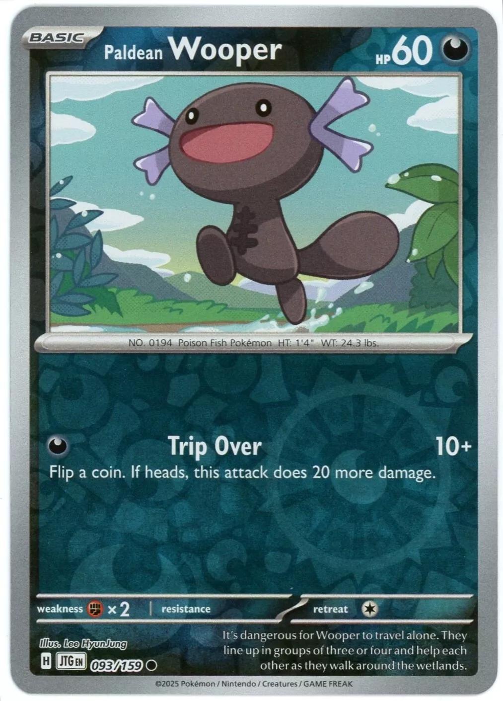 Paldean Wooper [Reverse Holo]