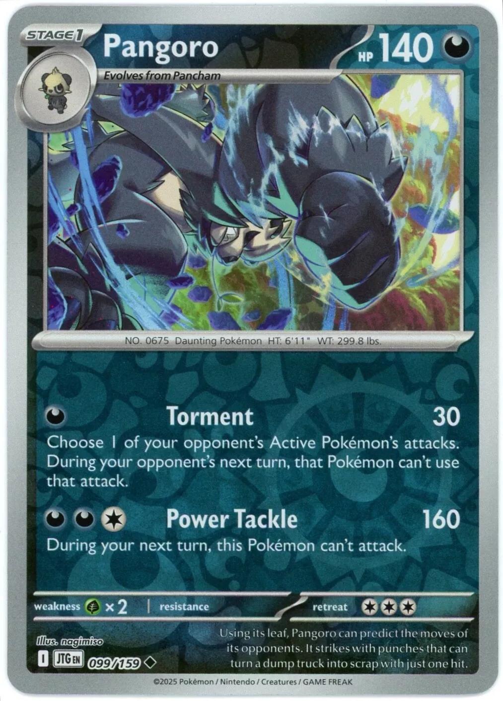 Pangoro [Reverse Holo]