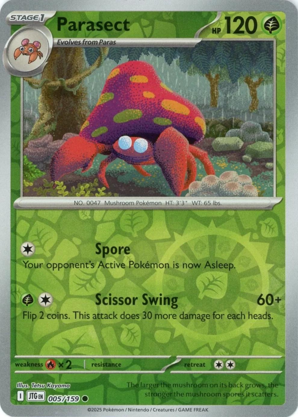 Parasect [Reverse Holo]